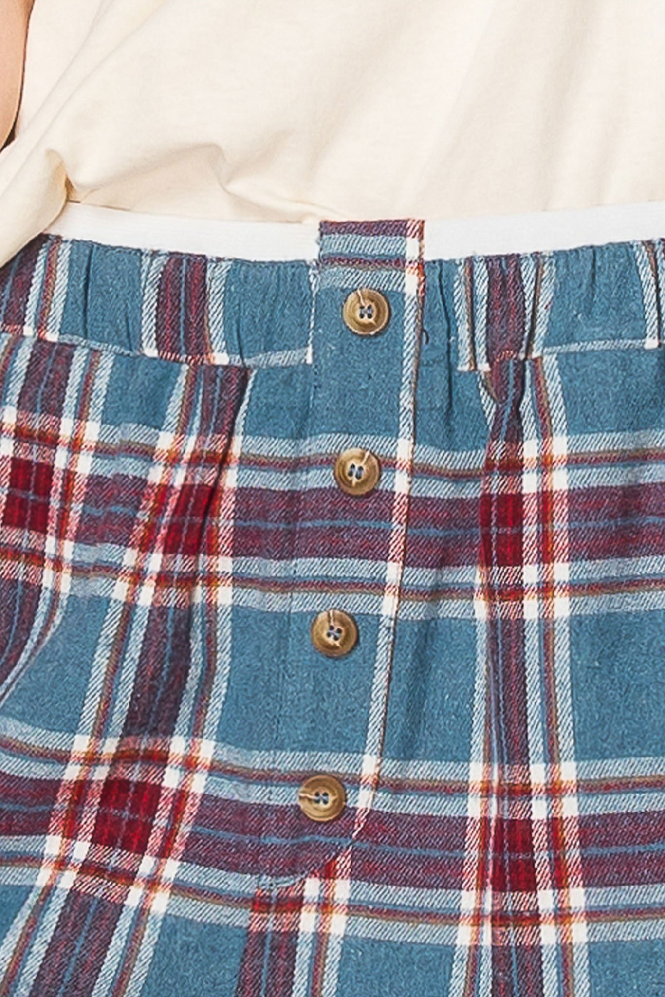 Flannel Plaid Pajama Boxer Wide Leg Lounge PANTS